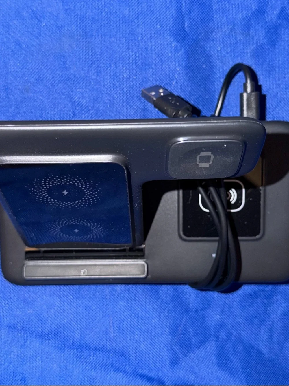 3 in 1  Black Multi-Device Wireless Charging Station